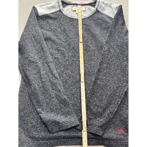 Tommy Bahama Mens Heathered Crew Neck Long Sleeve Sweatshirt Top M M - Picture 3 of 6
